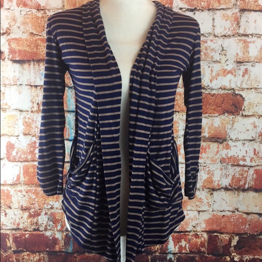 H.I.P striped sweater cardigan
